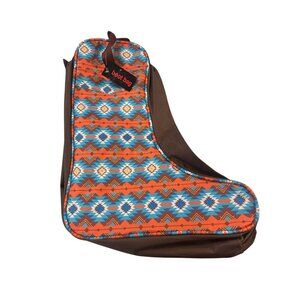 Boot Barn Southwestern Print Double sided Boot Bag  NWT